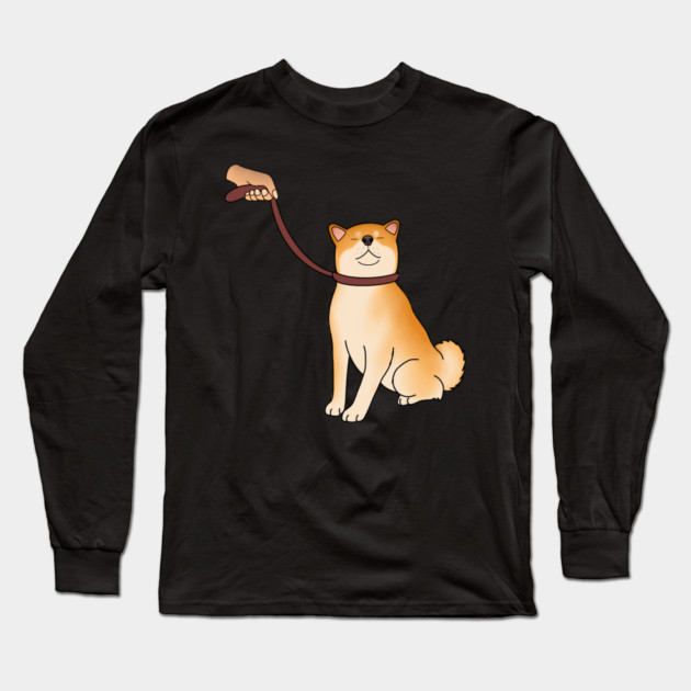Funny Shiba Inu Dog, Shiba Inu Lovers Long Sleeve T-Shirt by logiamerch