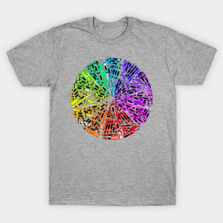 School Supply Color Wheel T-Shirt