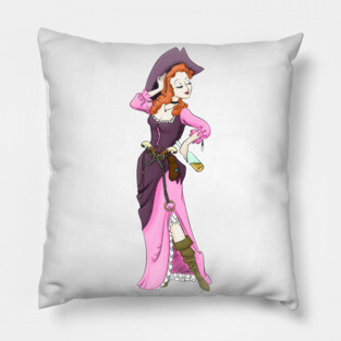 Redhead in New Costume Pillow