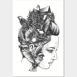 House Sparrow Posters and Art