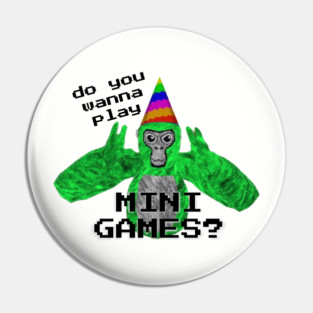 Gorilla Tag Mini Games Kid Pin