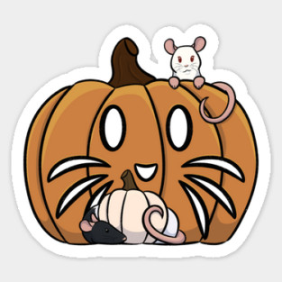 Pumpkin Rats Sticker