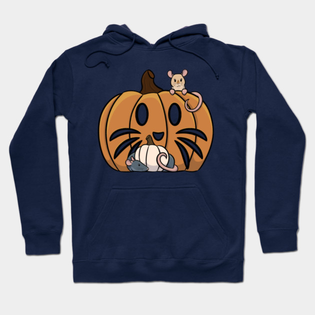 Pumpkin Rats Hoodie by DeguArts