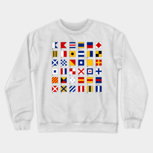Nautical Flags Crewneck Sweatshirt