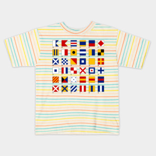 Nautical Flags Kids T-Shirt