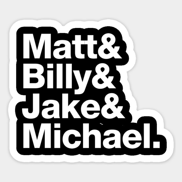 Melrose Place Men Sticker by melrosepod@gmail.com