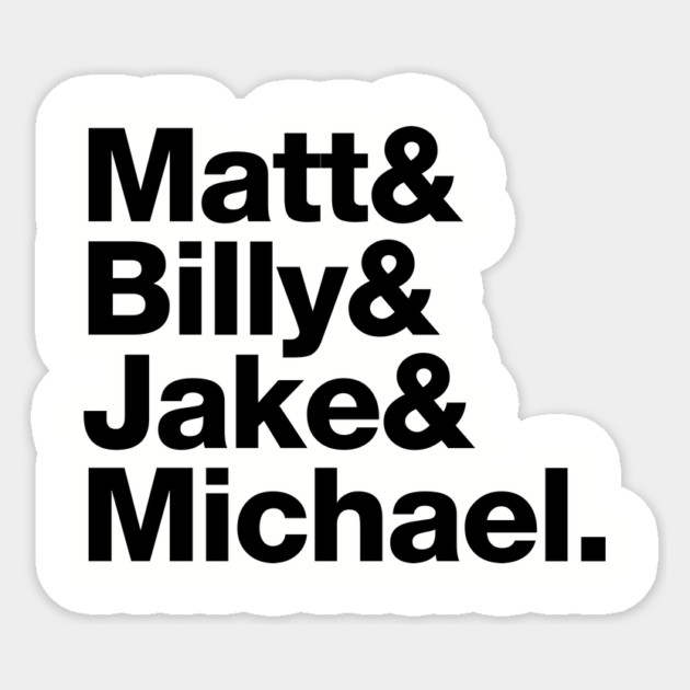 Melrose Place Men Sticker by melrosepod@gmail.com