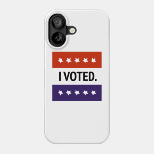 United States Election - I Voted Phone Case