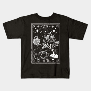 The Tea Tarot Card Kids T-Shirt