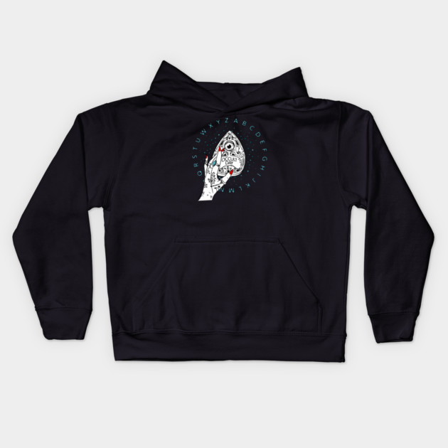 Occult Day, spirit board planchette Kids Hoodie by HolidayBug
