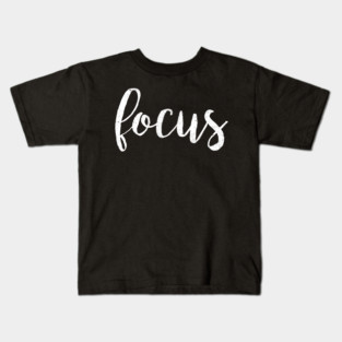 Focus Gym Motivation - Gym Fitness Workout Kids T-Shirt