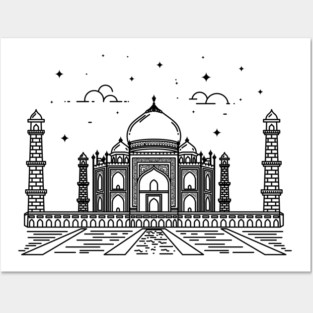 Taj Mahal Posters and Art