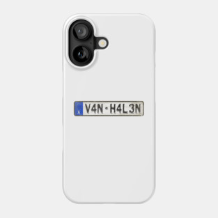 Van Halen - License Plate Phone Case