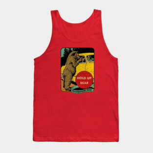 Yellowstone Park vintage Souvenir USA Tank Top