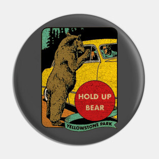 Yellowstone Park vintage Souvenir USA Pin