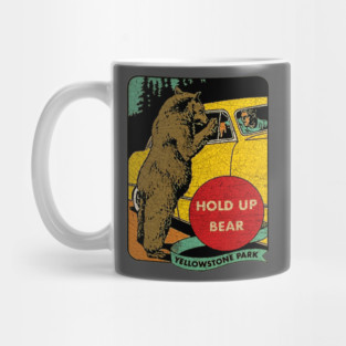 Yellowstone Park vintage Souvenir USA Mug