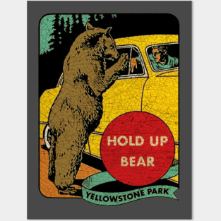 Yellowstone Park vintage Souvenir USA Posters and Art