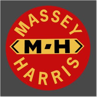 Massey Harris Tractors and Farm Equipment USA Posters and Art