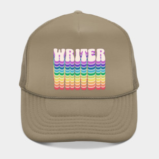 Retro Writer Rainbow Hat