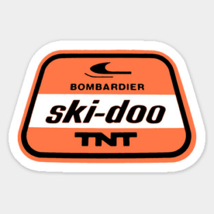 Ski Doo TNT vintage Snowmobile Sticker