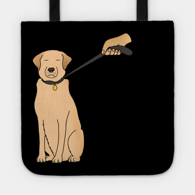 Funny Golden Retriever Dog Tote by logiamerch