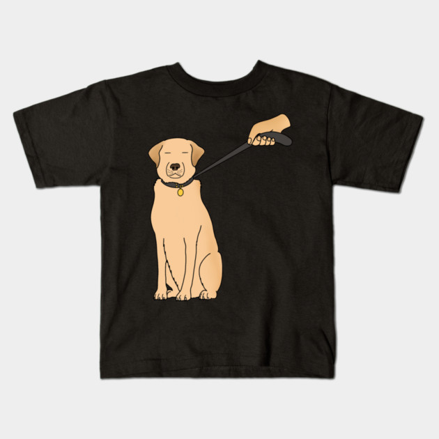 Funny Golden Retriever Dog Kids T-Shirt by logiamerch