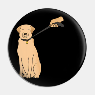 Funny Golden Retriever Dog Pin