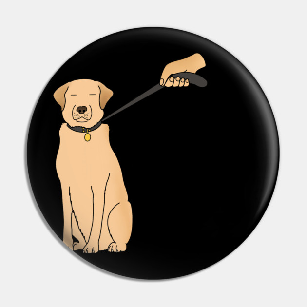 Funny Golden Retriever Dog Pin by logiamerch