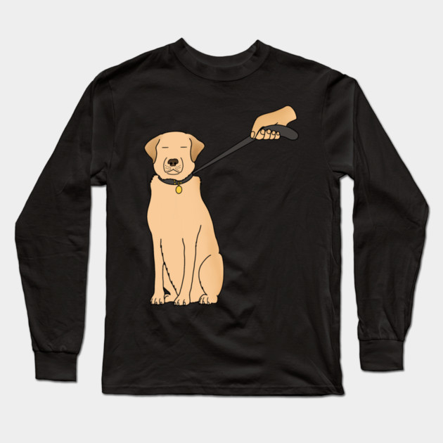 Funny Golden Retriever Dog Long Sleeve T-Shirt by logiamerch