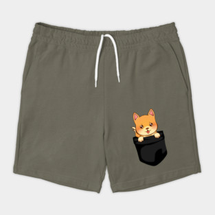 Kawaii Shiba Inu Dog, Cute Shiba inside Pocket Shorts