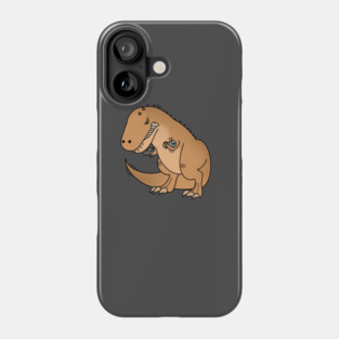 Funny T Rex lifting weights, Funny Dinosaur Phone Case