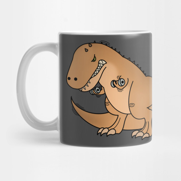 Funny T Rex lifting weights, Funny Dinosaur by logiamerch