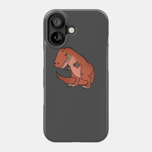 Funny T Rex lifting weights, Funny Dinosaur Phone Case