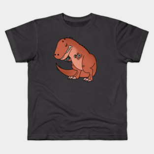 Funny T Rex lifting weights, Funny Dinosaur Kids T-Shirt