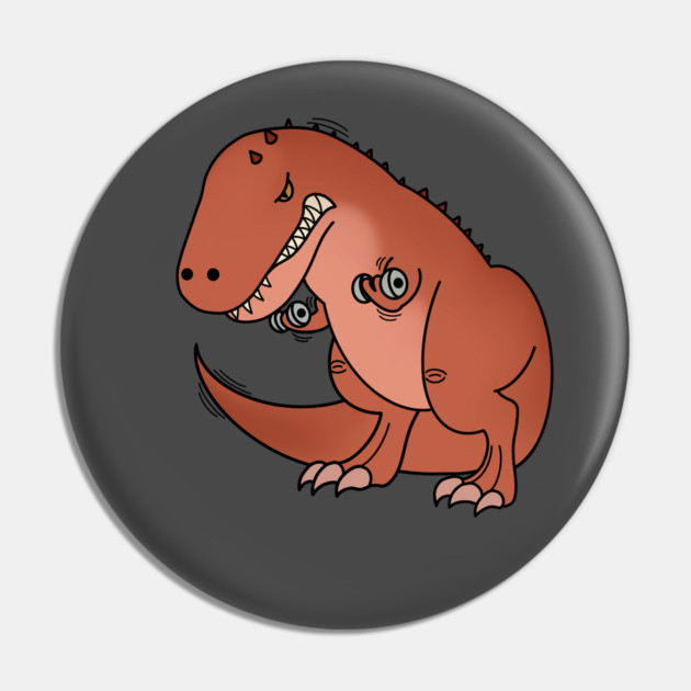 Funny T Rex lifting weights, Funny Dinosaur Pin by logiamerch
