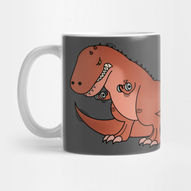 Funny T Rex lifting weights, Funny Dinosaur by logiamerch
