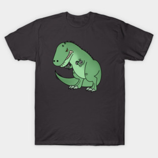 Funny T Rex lifting weights, Funny Dinosaur T-Shirt
