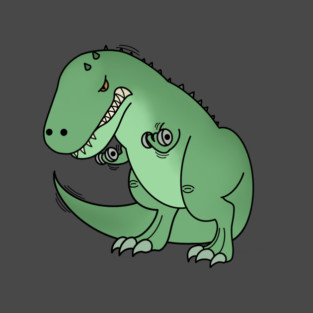 Funny T Rex lifting weights, Funny Dinosaur T-Shirt