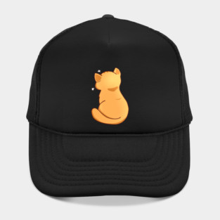 Kawaii Angry Cat from the backside, Cat Lover Hat