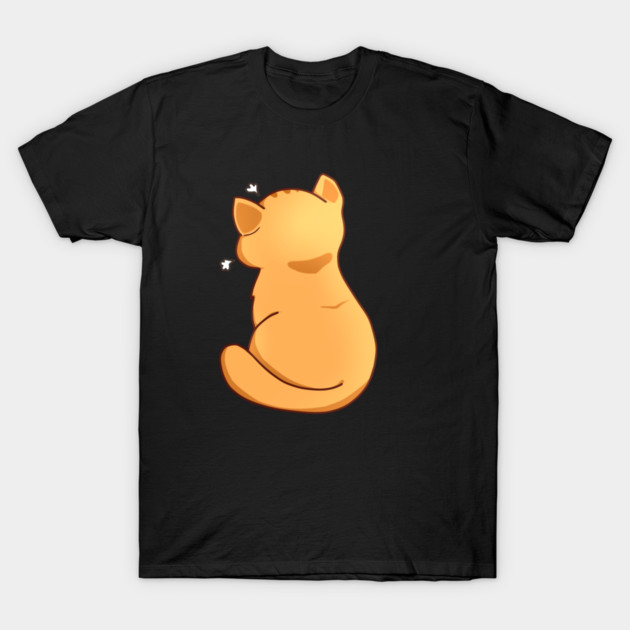 Kawaii Angry Cat from the backside, Cat Lover T-Shirt by logiamerch