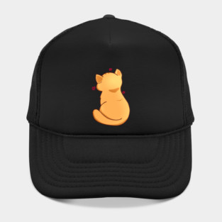 Kawaii Angry Cat from the backside, Cat Lover Hat