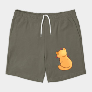 Kawaii Angry Cat from the backside, Cat Lover Shorts