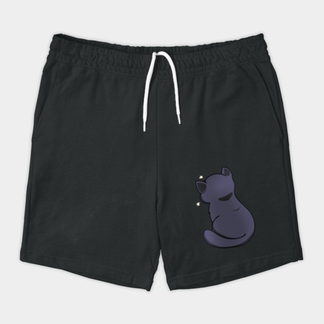 Kawaii Angry Black Cat from the backside, Cat Lover by logiamerch