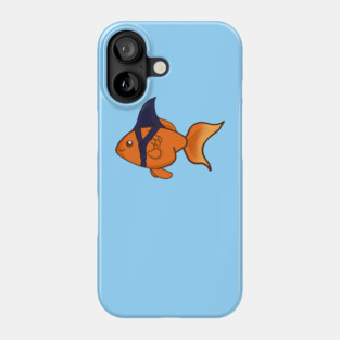 Goldfish Shark Funny Motivational Phone Case