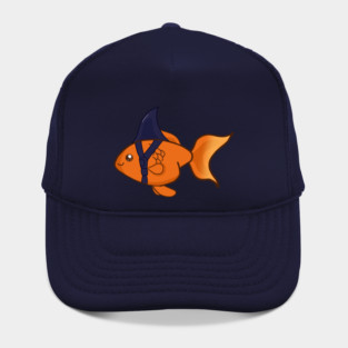Goldfish Shark Funny Motivational Hat