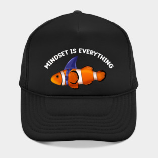 Mindset Motivational quote Cute Goldfish Hat
