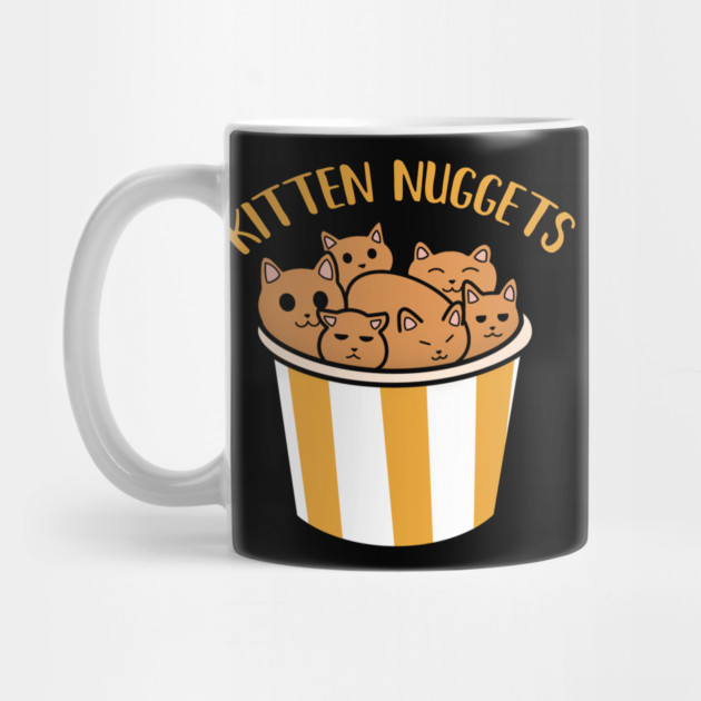 Kawaii Cat inside Box, Funny Chicken Nuggets Cats by logiamerch