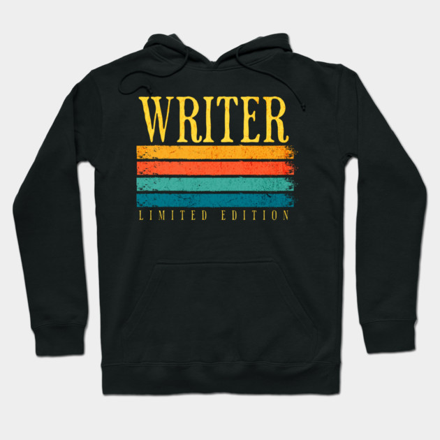 Retro Grunge Writer Limited Edition Hoodie by H. R. Sinclair