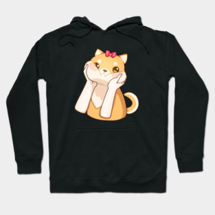 Funny Kawaii Shiba Inu Dog, Love Shiba Inus Hoodie