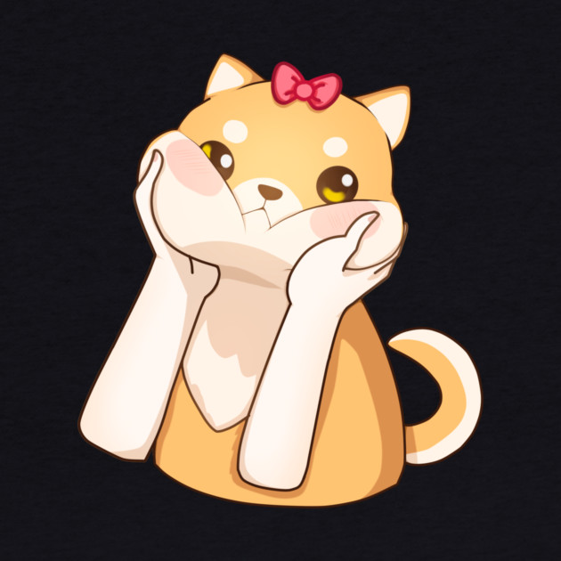 Funny Kawaii Shiba Inu Dog, Love Shiba Inus by logiamerch